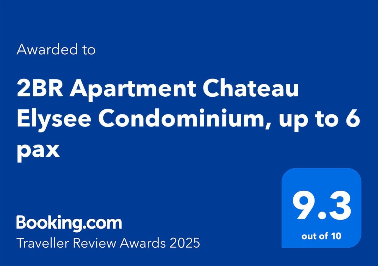 Cozy 2Br Staycation With Balcony Chateau Elysee For 4-6 Pax Paranaque City Exterior photo